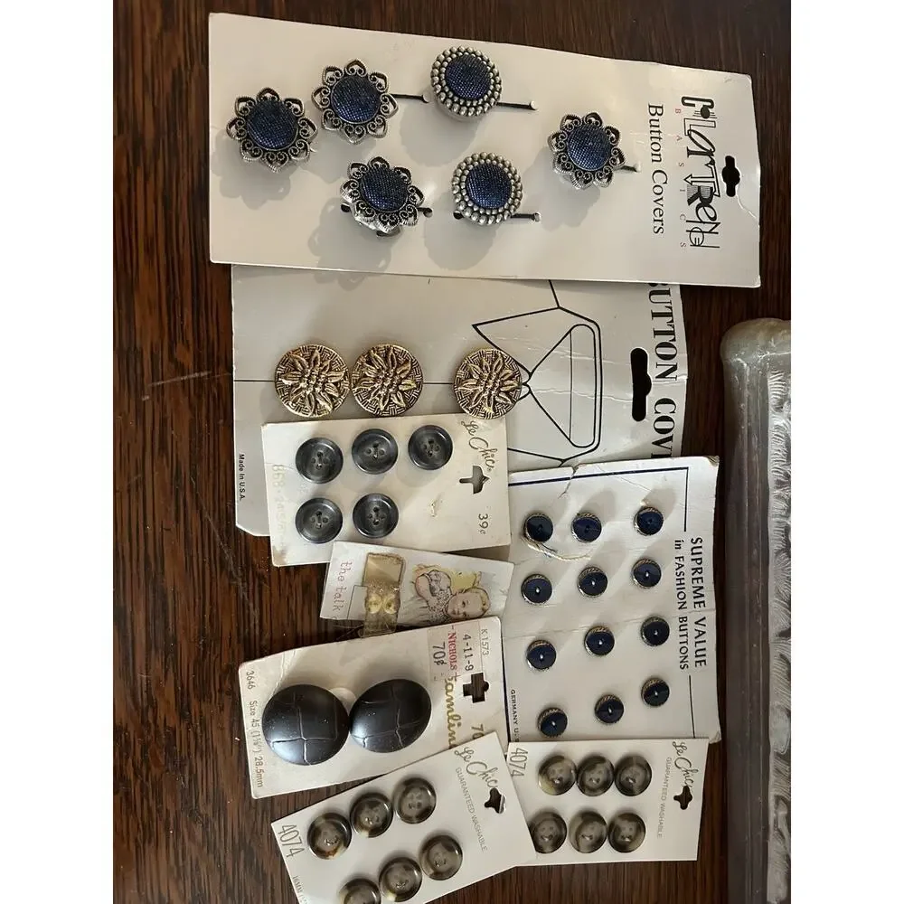 Lot of buttons and button covers